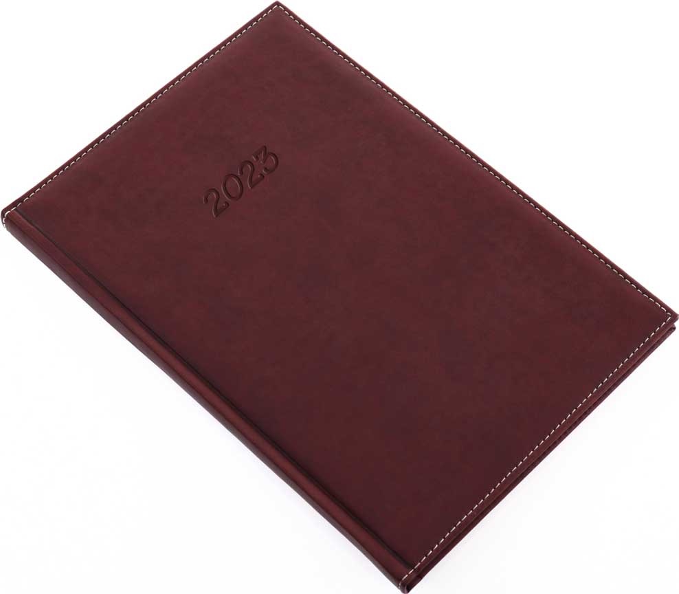 Realsystem 2025 Bolero 5612-16 B5 heti beosztású barna határidőnapló