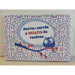 Realsystem 2025/2026 tanév asztali naptár