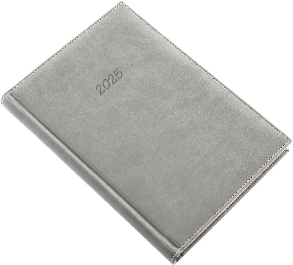 Realsystem 2025 Bolero 5322-43 A5 napi beosztású szürke határidőnapló