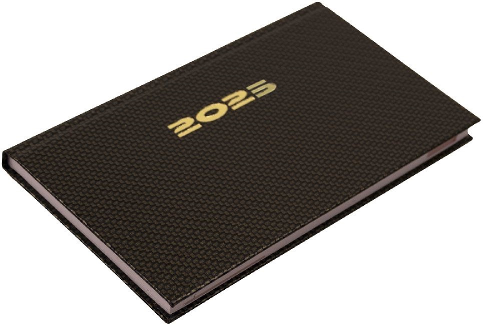 Realsystem 2025 Carbon 5711-82 fekvő bronz zsebnaptár