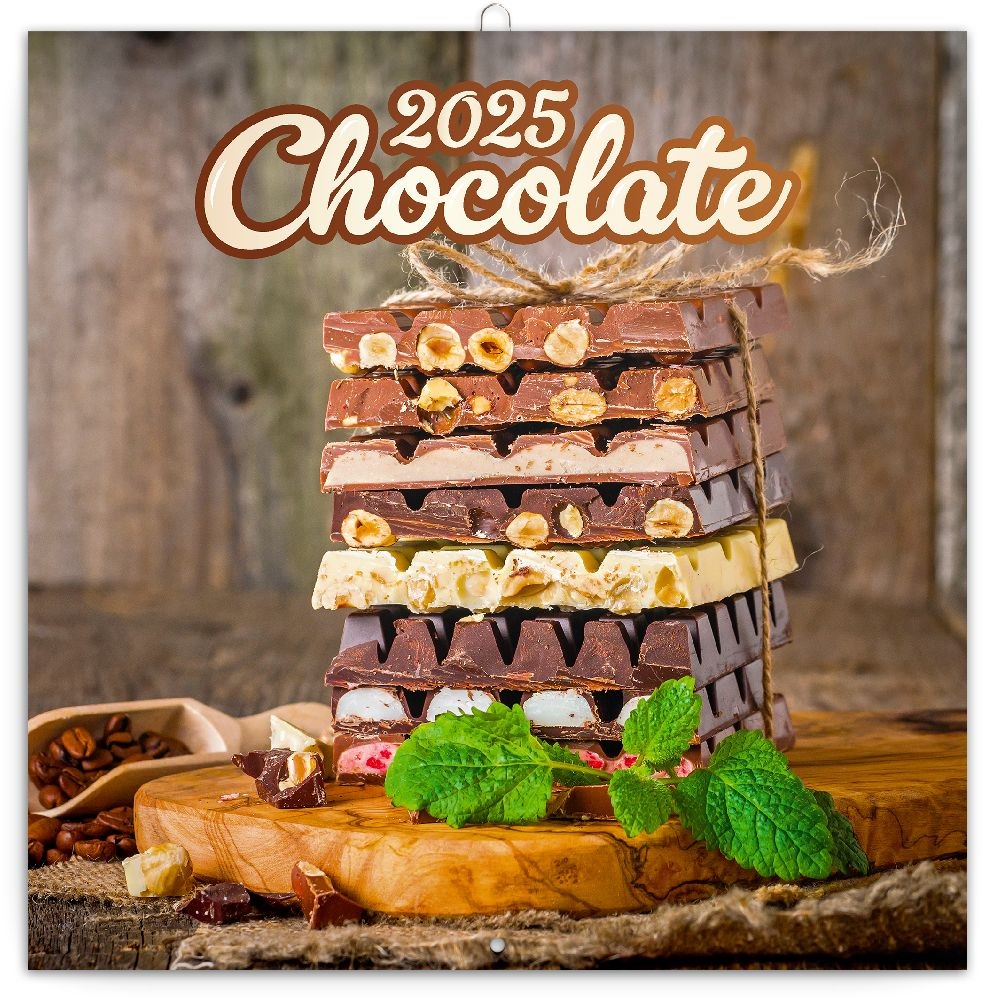 Realsystem 2025 Chocolate 6096-CH illatosított lemeznaptár