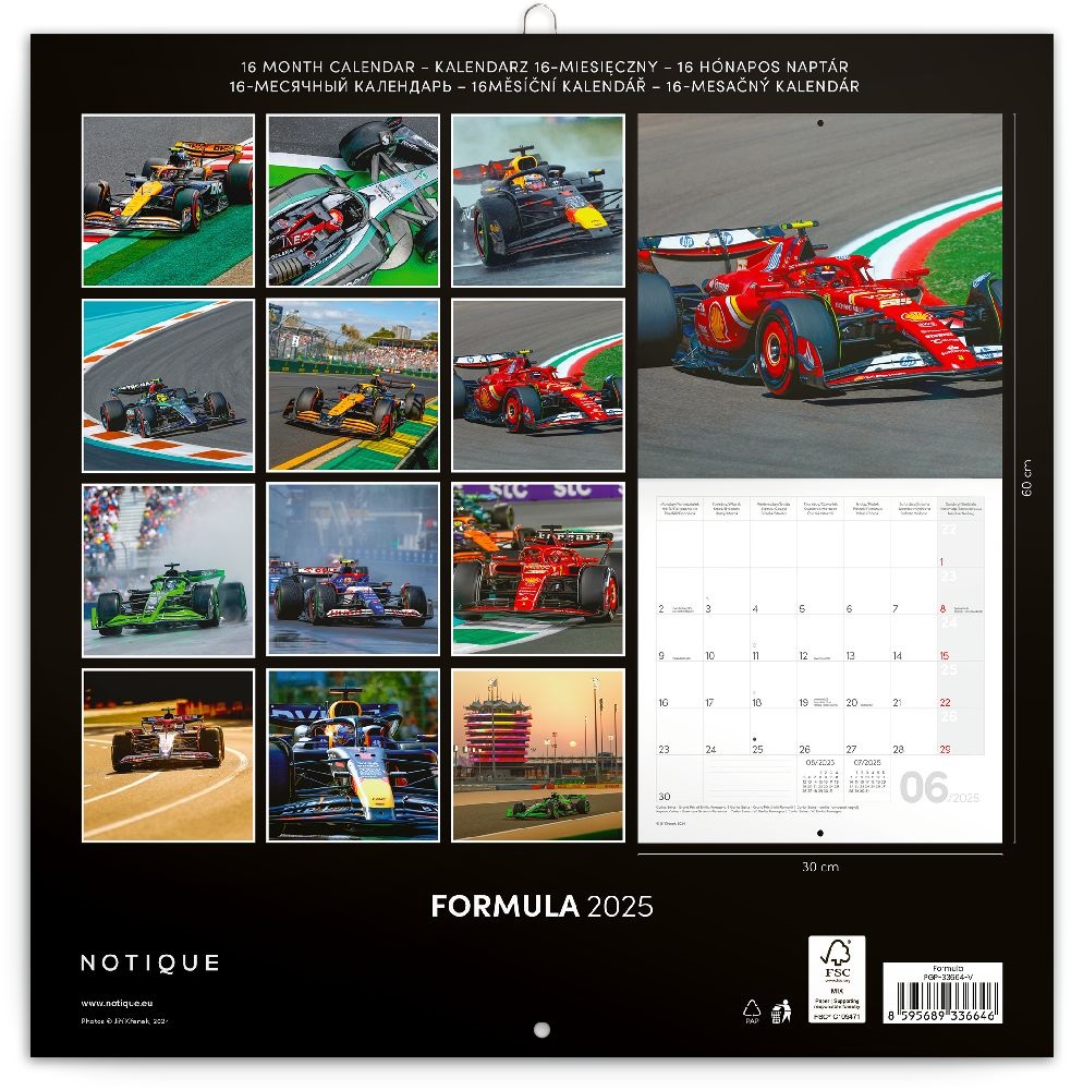 Realsystem 2025 Formula 6097 falinaptár