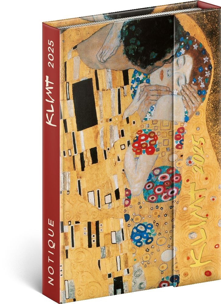 Realsystem 2025 Gustav Klimt 5412 B6 zsebnaptár