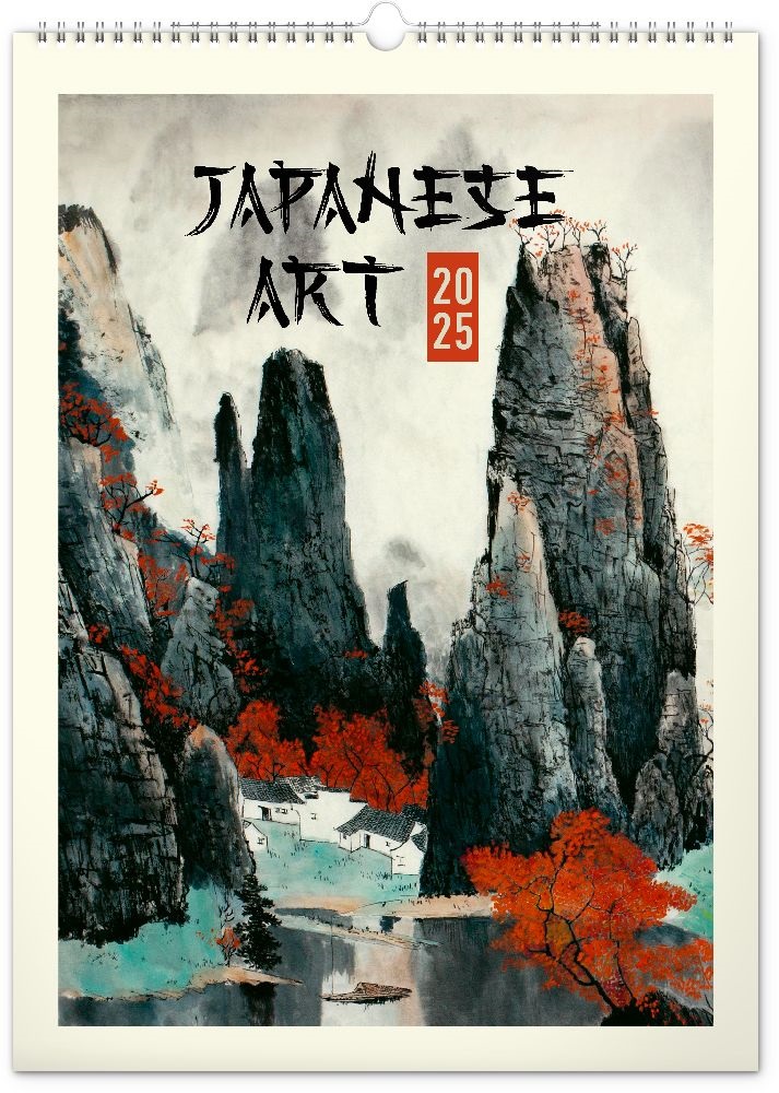 Realsystem 2025 Japanese art 6094 falinaptár