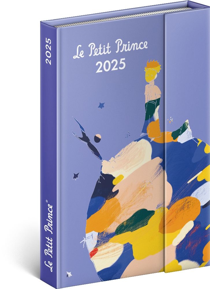 Realsystem 2025 Le Petit Prince Planet 5412-PL B6 mágneses zsebnaptár