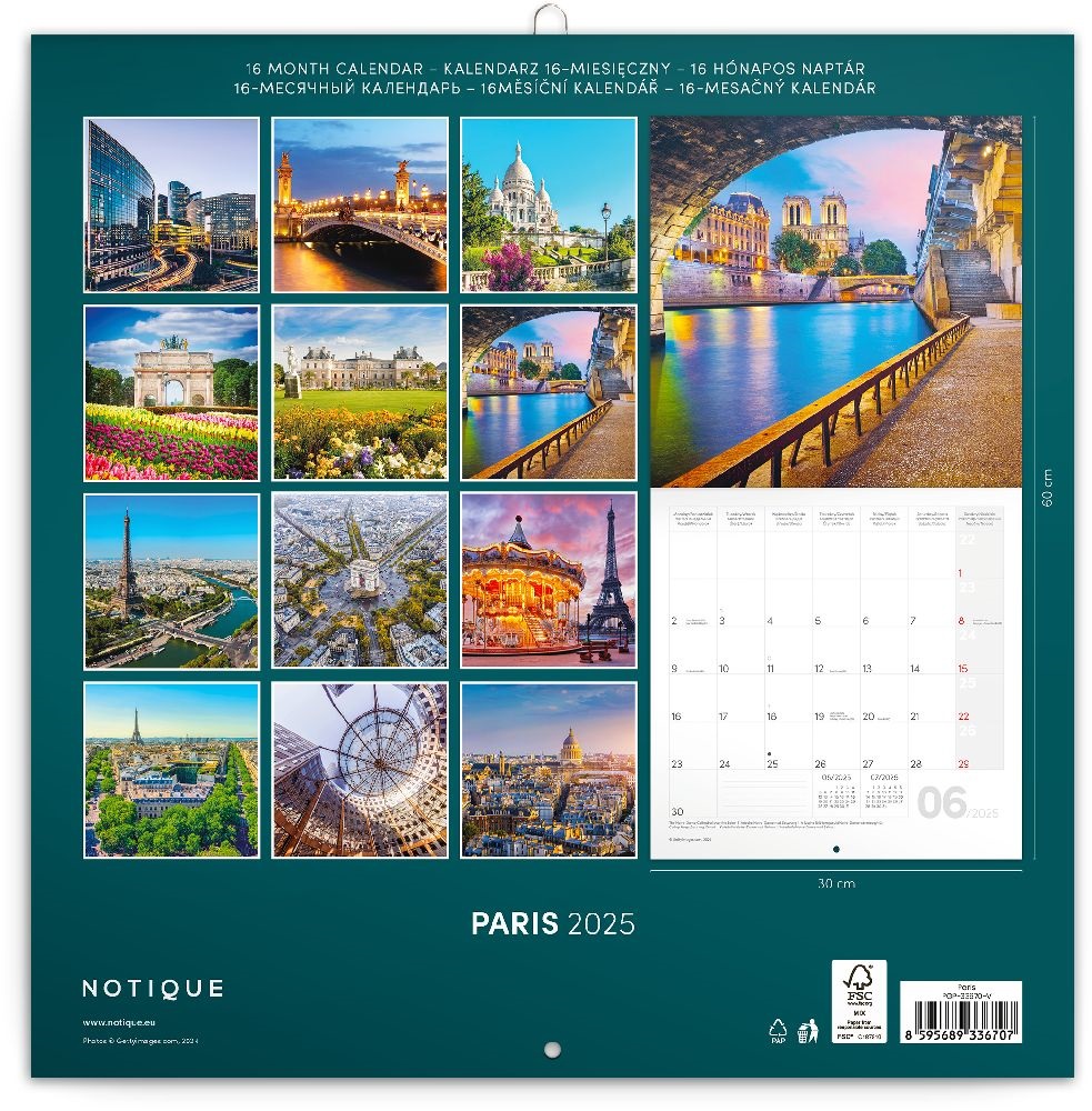 Realsystem 2025 Paris 6097-PA falinaptár