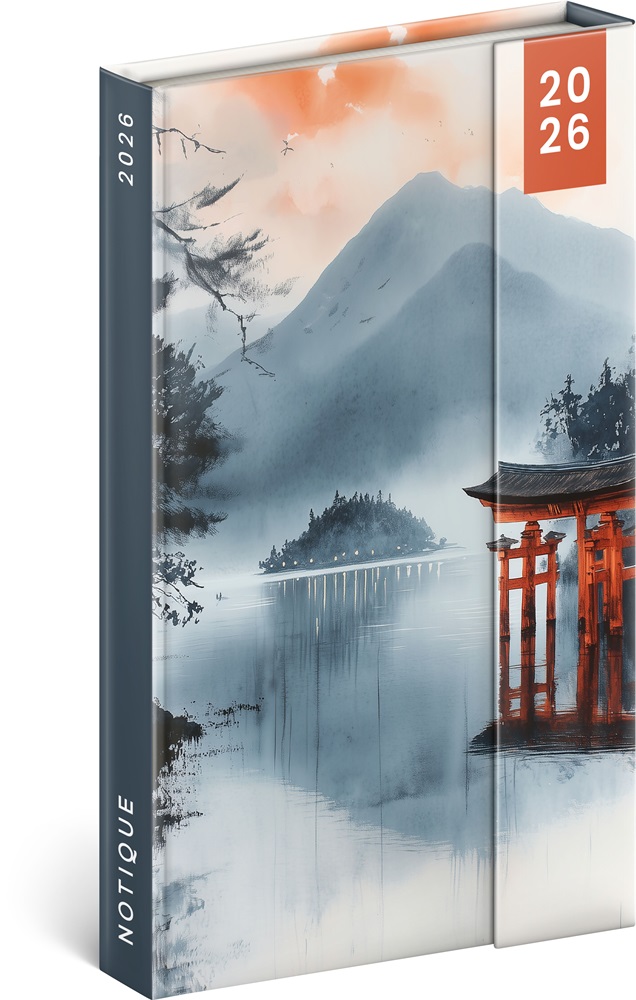 Realsystem 2026 5413 Japan 13x21cm mágneses zsebnaptár