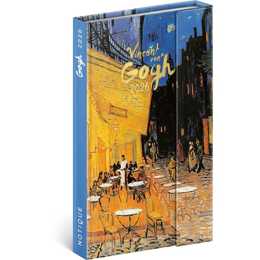 Realsystem 2026 5413 Vincent van Gogh 13x21cm mágneses zsebnaptár