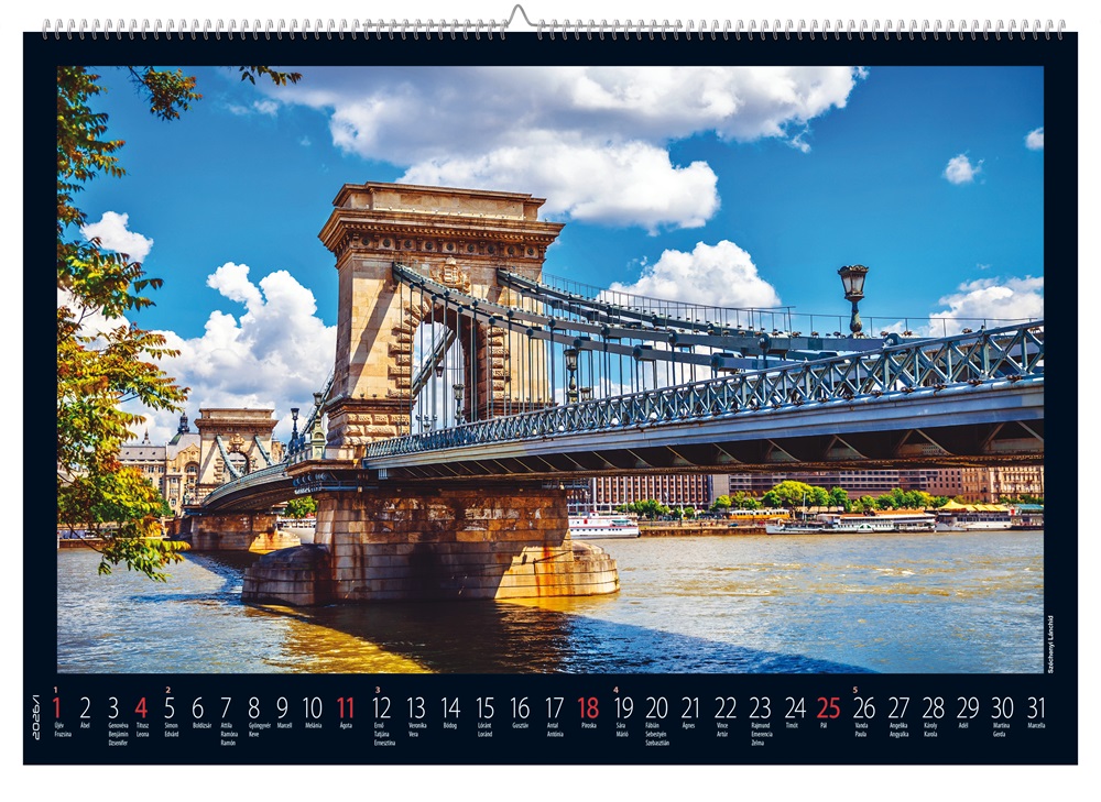 Realsystem 2026 6091 Budapest falinaptár
