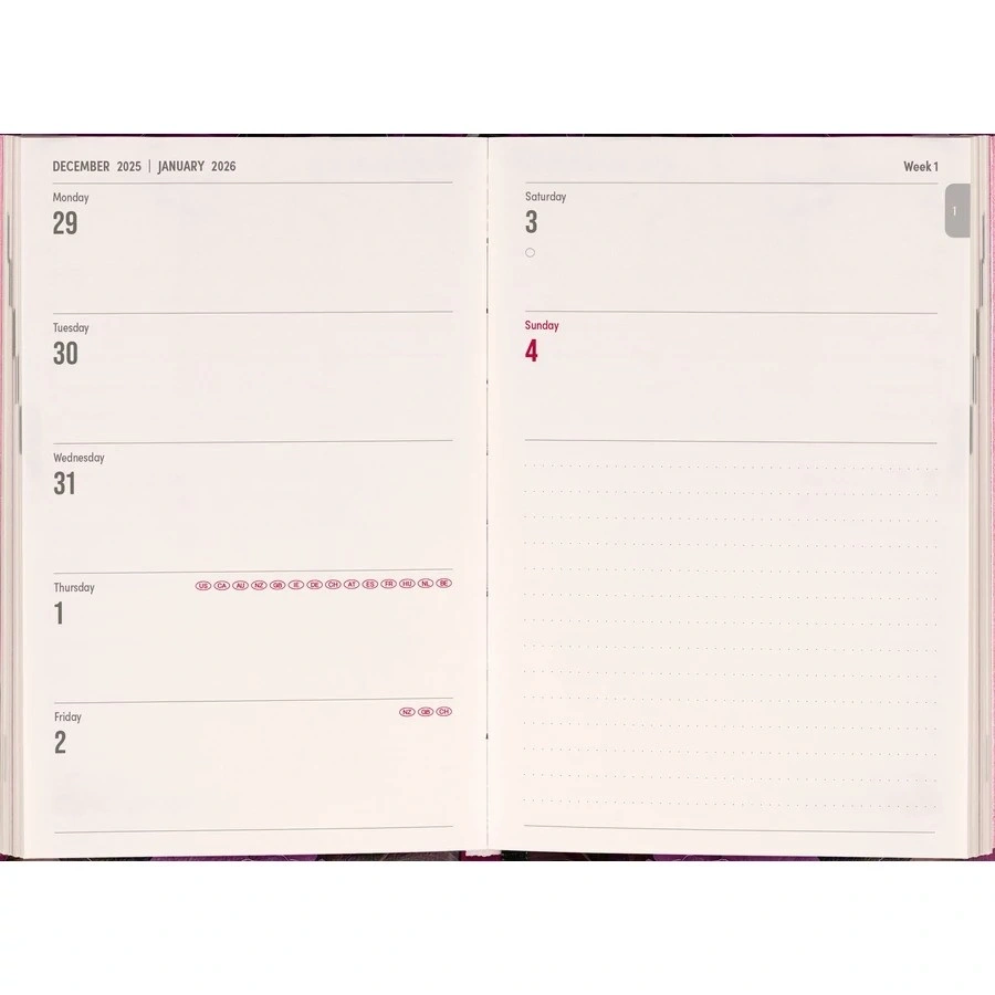 Realsystem 2026 Alphonse Mucha 5412-AM B6 mágneses zsebnaptár