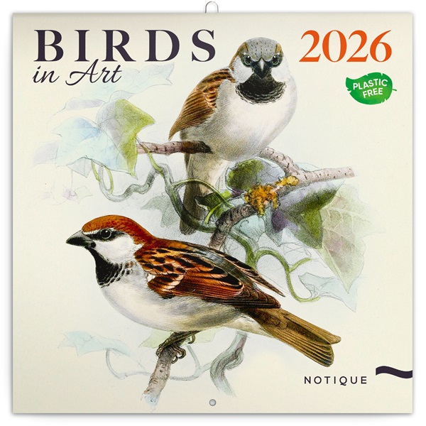 Realsystem 2026 Birds in Art 6097 falinaptár