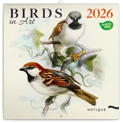 Realsystem 2026 Birds in Art 6097 falinaptár