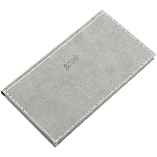 Realsystem 2026 Bolero 5712-43 fekvő szürke zsebnaptár