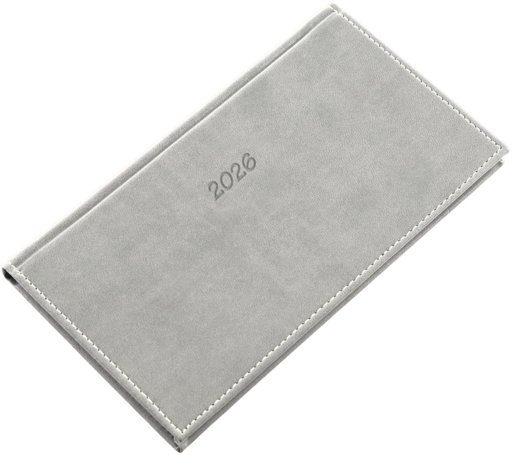 Realsystem 2026 Bolero 5712-43 fekvő szürke zsebnaptár