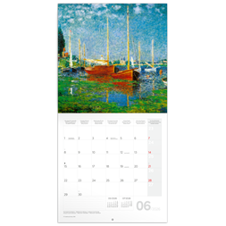 Realsystem 2026 Claude Monet 6097 falinaptár