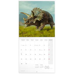 Realsystem 2026 Dinosaurs 6097 falinaptár