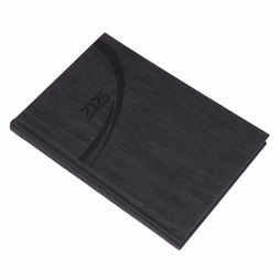 Realsystem 2026 Fashion 5300-03 A5 grafit heti beosztású határidőnapló