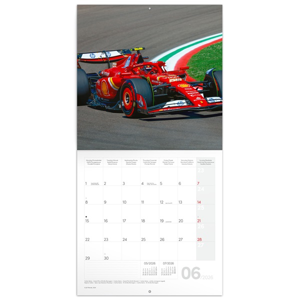 Realsystem 2026 Formula 6097 falinaptár