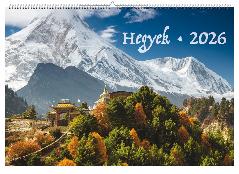 Realsystem 2026 Hegyek 6091-HE falinaptár