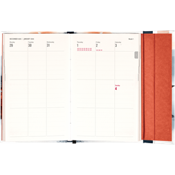 Realsystem 2026 Japan 5414 13x21 cm gumipántos agenda/notesz