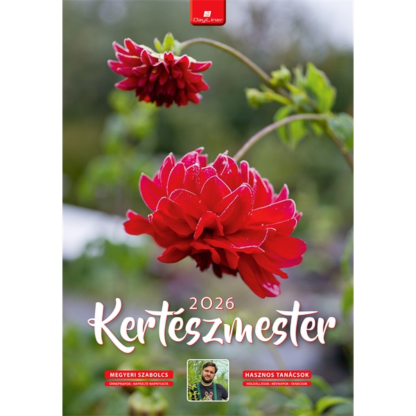 Realsystem 2026 Kertészmester 6091 Bálint gazda falinaptár