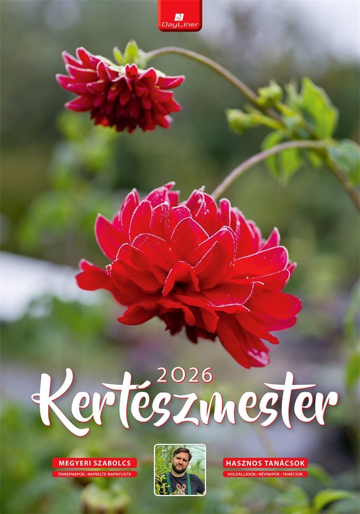 Realsystem 2026 Kertészmester 6091 Bálint gazda falinaptár