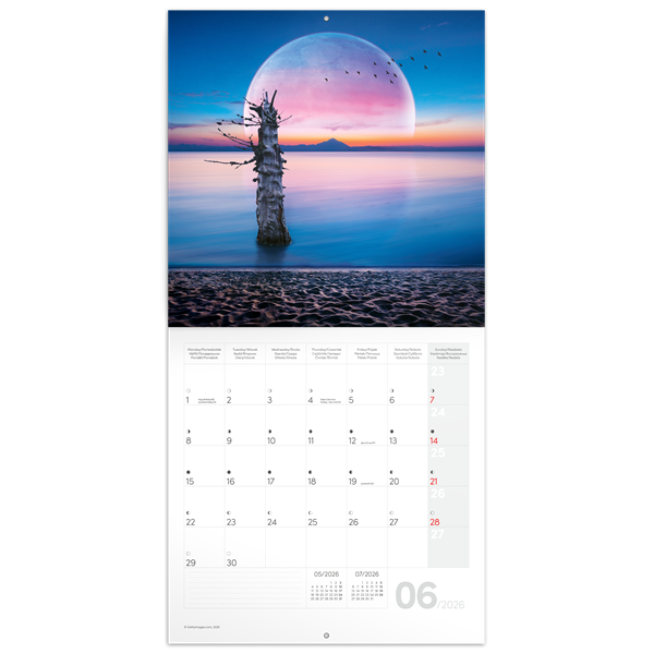 Realsystem 2026 Moon 6097-MO falinaptár