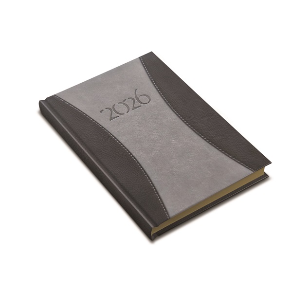 Realsystem 2026 PrémiumA 9412-73 B6 szürke zsebnaptár