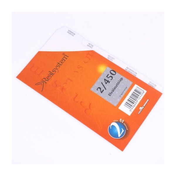 Realsystem 2/450 elválasztó lap gyűrűs naptár kiegészítő