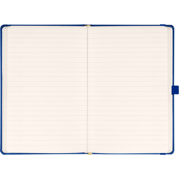 Realsystem Vivella 13 × 21 cm Dark blue vonalas notesz