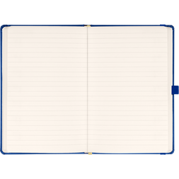 Realsystem Vivella 13 × 21 cm Dark blue vonalas notesz