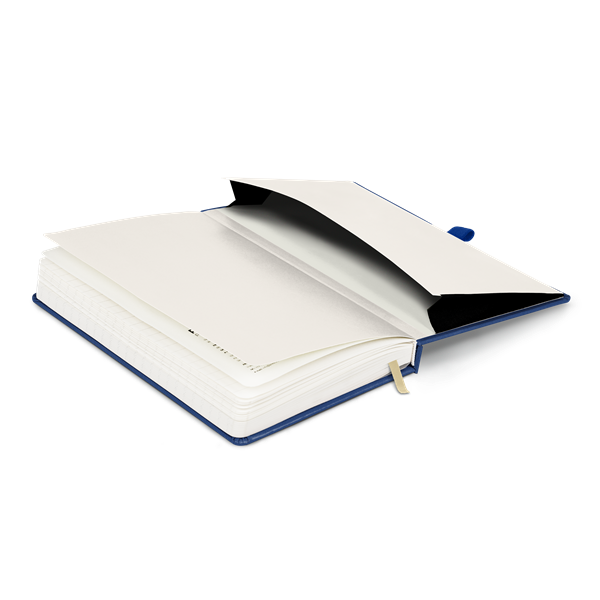 Realsystem Vivella 13 × 21 cm Dark blue vonalas notesz