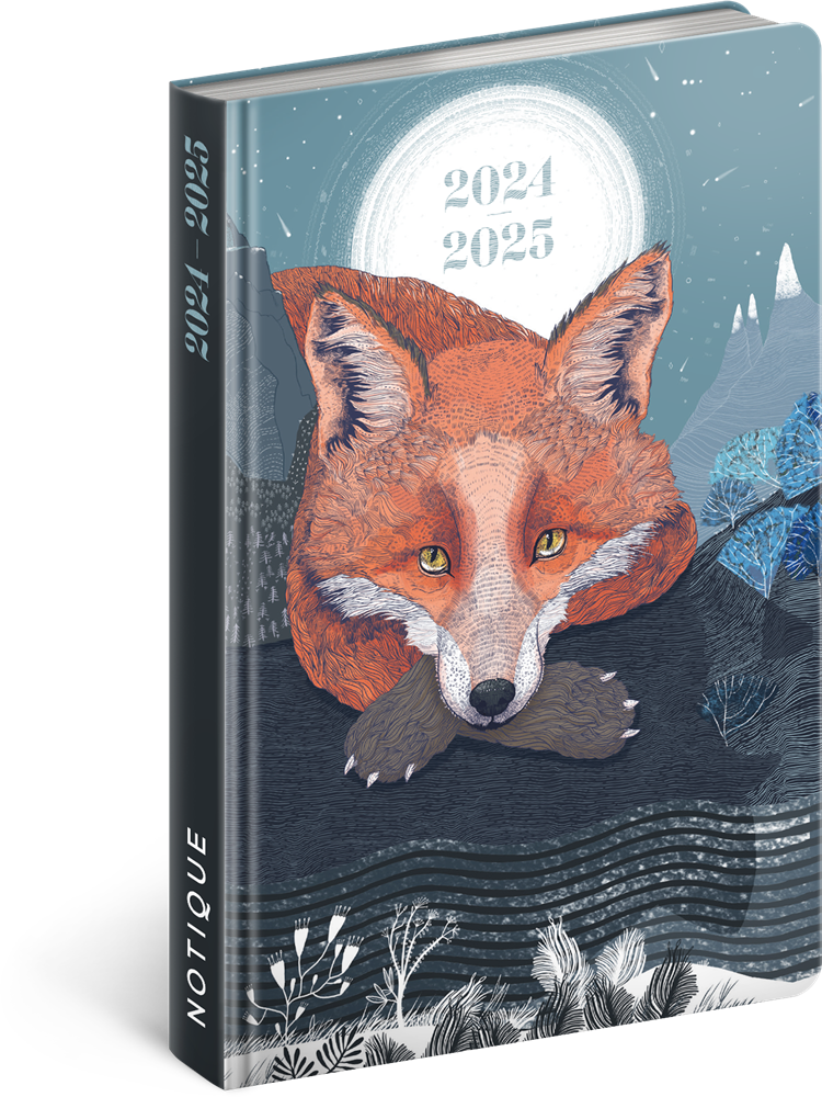 Realsystem Petito Fox 2024/2025 11x17,5cm 18 hónapos naptár