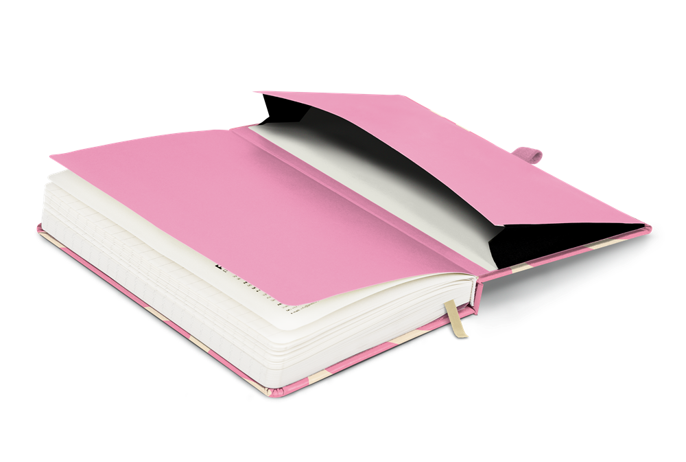 Realsystem Pink 5416 keményfedeles notesz
