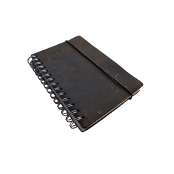 Realsystem Vintage barna bőr notesz