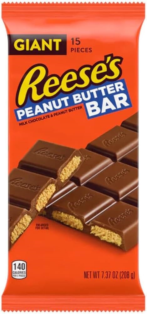 Reese`s Giant Bar 208g mogyoróvajas csokoládé