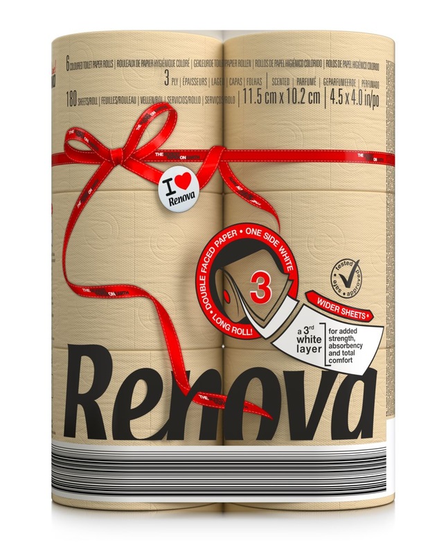 Renova Rl Maxi 6 tekercses 3 réteg bézs toalettpapír