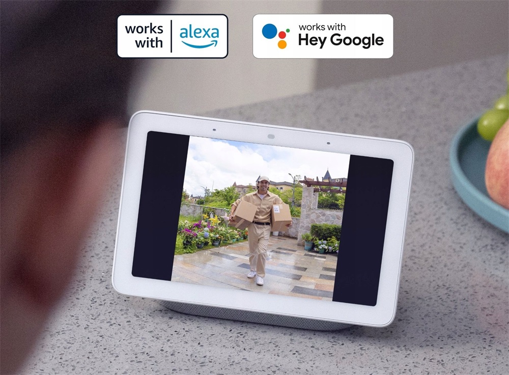 Reolink D340B /4MP/H264/PIR Detection/Dual-Band/ember felismerés/SD kártya/7000mAh/Akkumulátoros WiFi okoscsengő