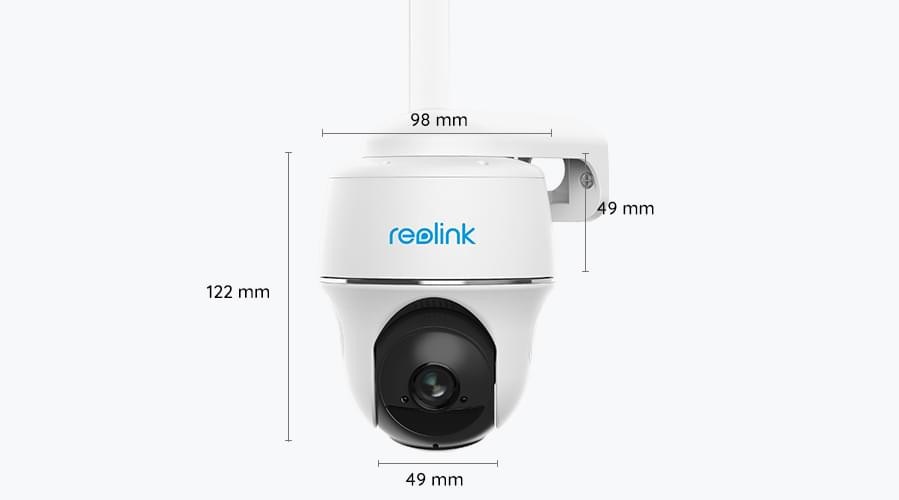 Reolink GO G430 /5MP/H265/95°/IR10m/4G/akkumulátoros IP PT dómkamera + napelemes töltő