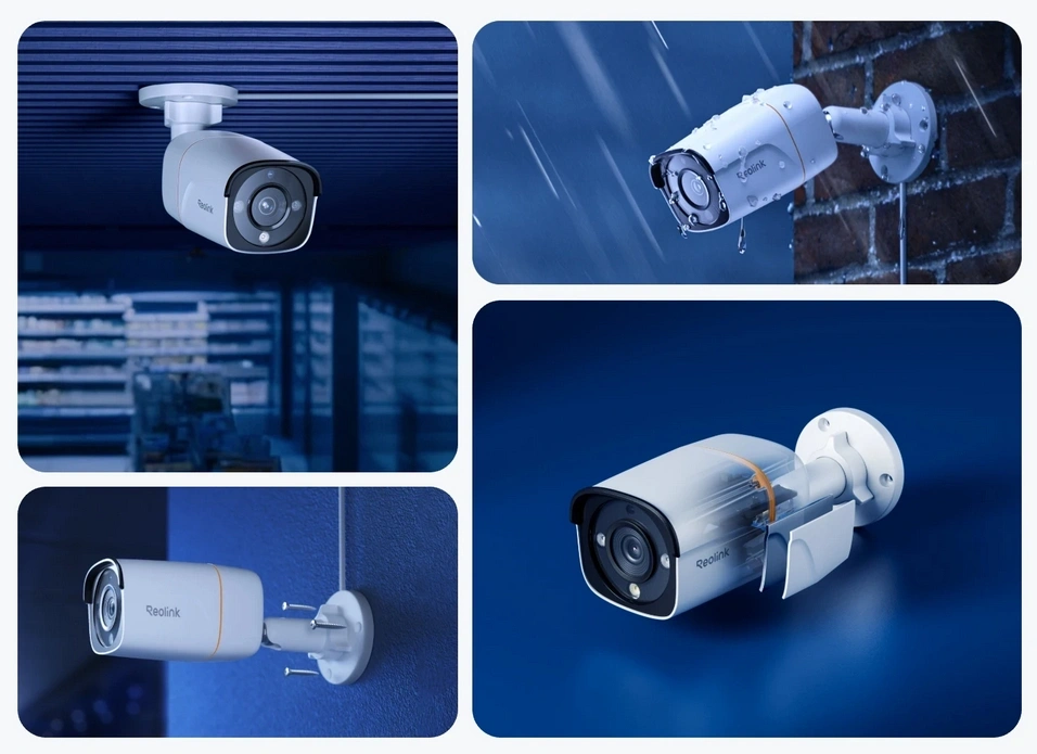 Reolink RP-PCB12M/12MP/H265/2,8mm/IR30/Spotlight/beépített mikrofon/IP67/microSD/IP PoE csőkamera