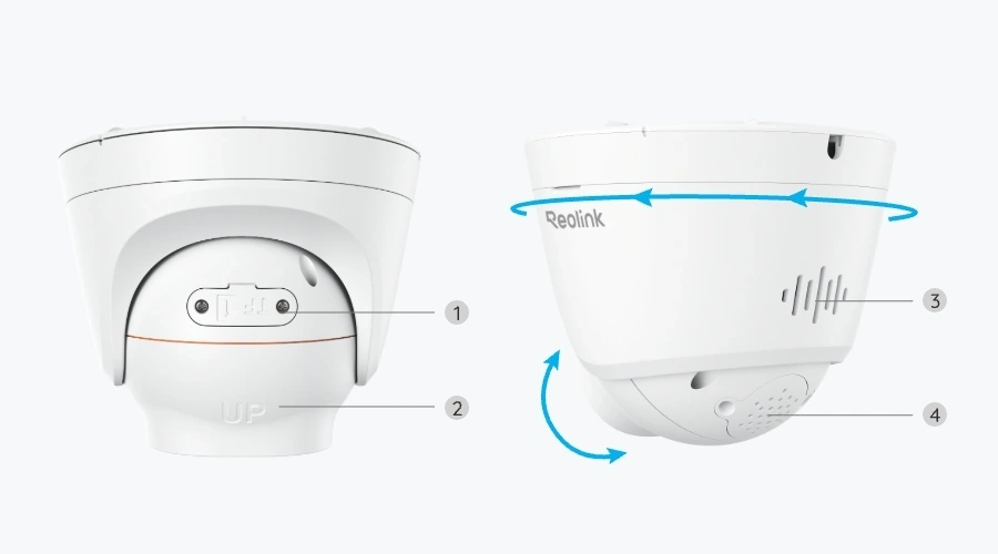 Reolink RP-PCT12M/12MP/H265/2,8mm/IR30/Spotlight/beépített mikrofon/IP67/microSD/IP PoE turret kamera