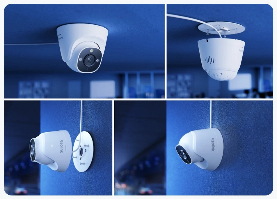 Reolink RP-PCT8M/8MP/H265/2,8mm/IR30/Spotlight/beépített mikrofon/IP67/microSD/IP PoE turret kamera