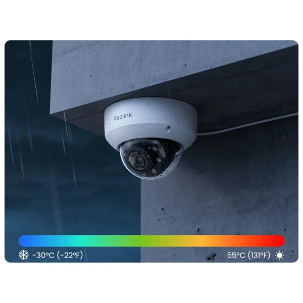 Reolink RP-PCV8MZ/8MP/H265/2,7-13,5mm/5x zoom/IR30/Spotlight/beépített mikrofon/IP67/microSD/IP PoE dom kamera