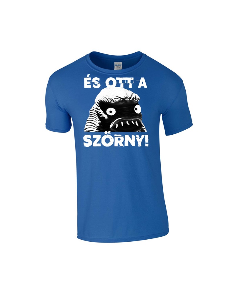 Retroshock Ott A Szörny férfi kék M méretű póló