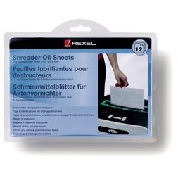 Rexel A5 iratmegsemmisítőhöz 12db-os olajozó lap