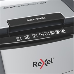Rexel Optimum AutoFeed+ 100X konfetti automata iratmegsemmisítő