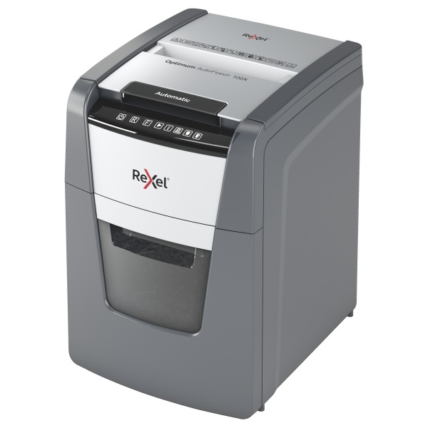 Rexel Optimum AutoFeed+ 100X konfetti automata iratmegsemmisítő