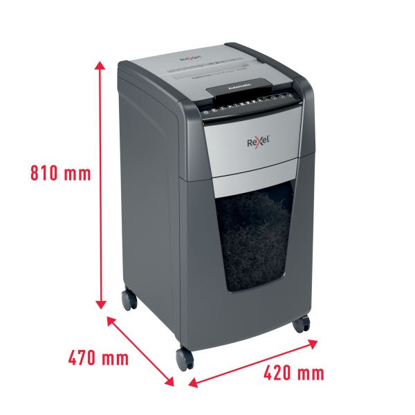 Rexel Optimum AutoFeed+ 300M mikrokonfetti automata iratmegsemmisítő
