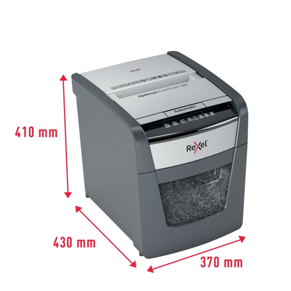 Rexel Optimum AutoFeed+ 50X  konfetti automata iratmegsemmisítő
