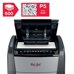 Rexel Optimum AutoFeed+ 600M mikrokonfetti automata iratmegsemmisítő